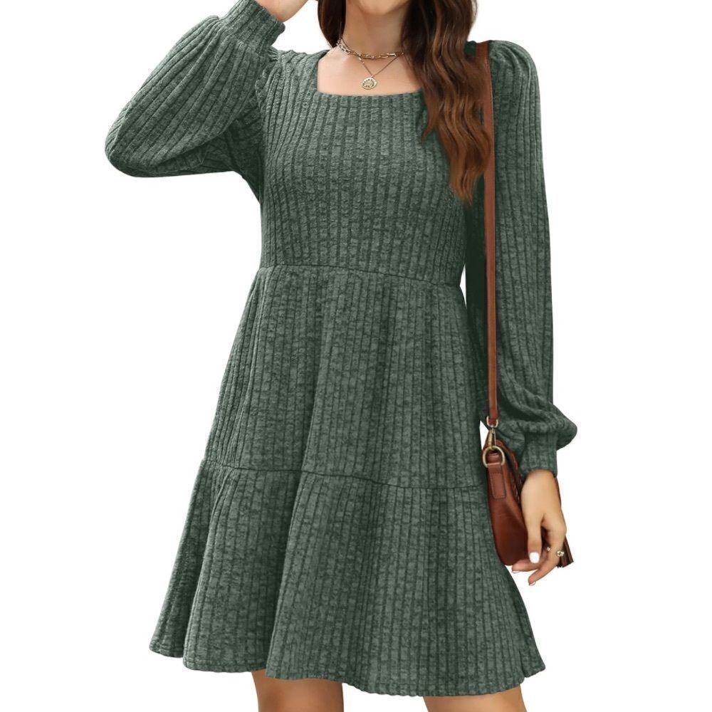 Long sleeve babydoll dress - Picture 2 of 5
